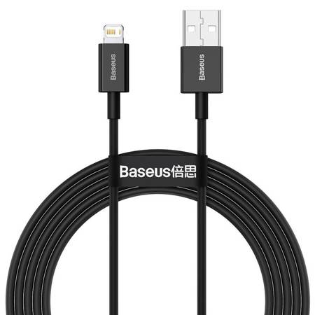 Kabel Lightning USB 2,4A 2m Baseus czarny